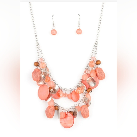 Spring Goddess - Orange ♥ Necklace - Picture 1 of 2